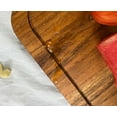 thumbnail image 3 of Aventura Design Wood Cutting Board for Kitchen, Cheese Serving Boards, Charcuterie Boards, Serving Platters with Star Shaped Hanging Hole and Juice Grooves Pre Oiled, CB-134, 14"L x 10"W, 3 of 8