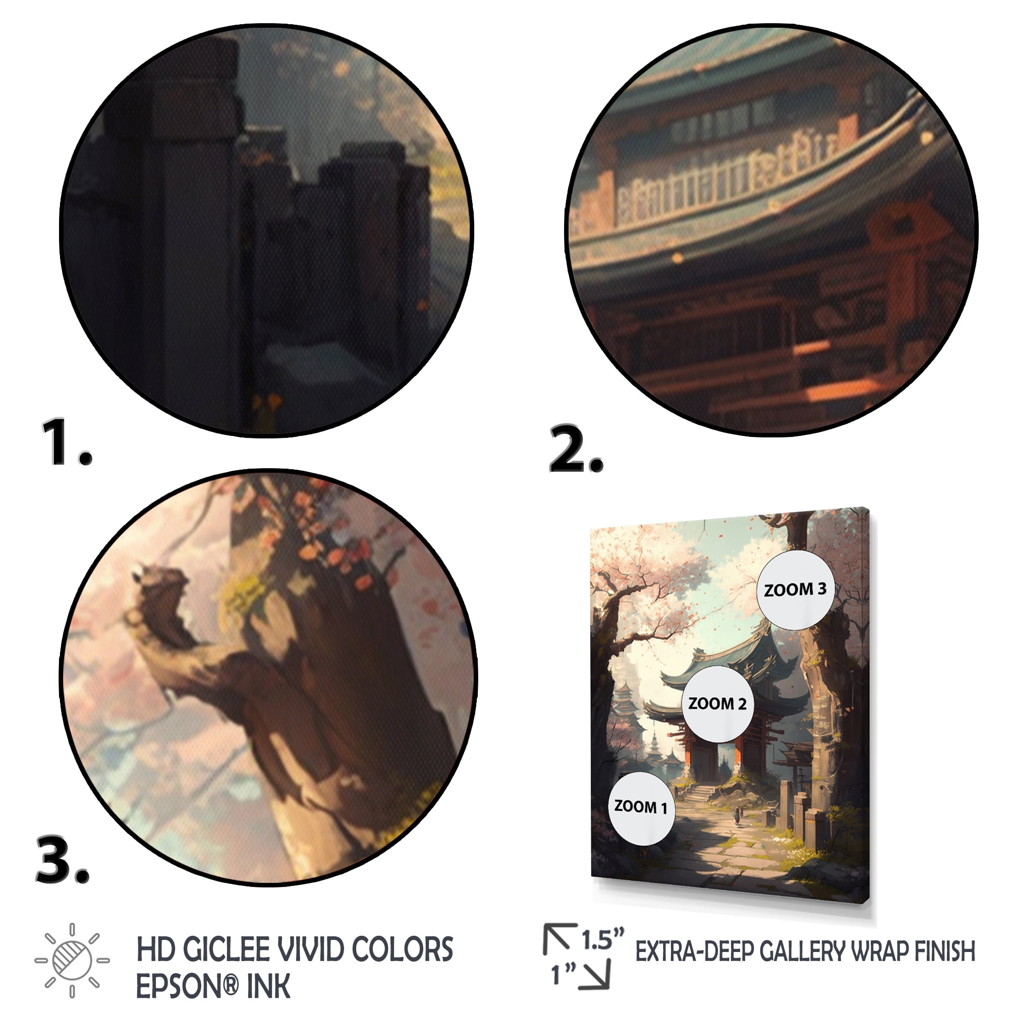 Designart Architectural City Landscape IV Canvas Wall Art