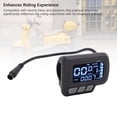 thumbnail image 3 of Electric LCD Display Meter, ABS 6 Core Water Proof Cable Electric LCD Display Panel Clear Lightweight  for 22.2mm Handlebars, 3 of 7