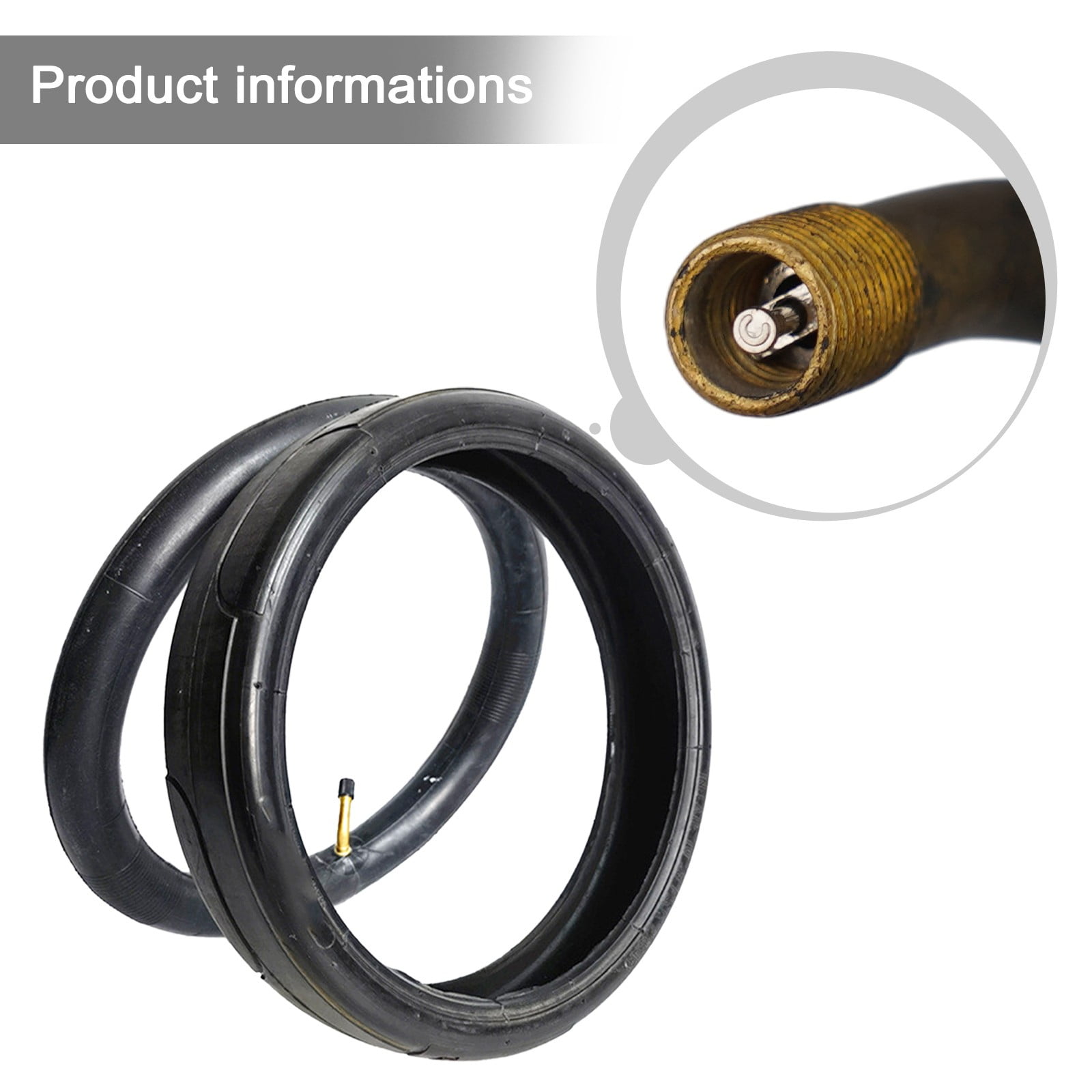 Ana Premium 60x230 Rubber Tire Set Inner Tube Outer Tyre Combos For Children's Tricycles Baby Strollers Scooter Accessories