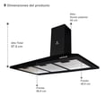thumbnail image 2 of Tricombo para cocina SUPRA con parrilla de inducción magnética campana de pared y parrilla de gas, 2 of 8