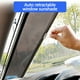 thumbnail image 1 of Sombrilla de coche persiana retráctil | Visera solar rodante automática para coches | Cortina de aislamiento térmico de protección solar | Plástico de malla | Fácil de instalar | Incluye 3 ventosas, 1 of 1