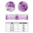 thumbnail image 6 of Xipuska Purple Rose Fantasy Bed Runners for Queen Size Bed, Decorative Bed Throws for Foot of Bed, Elegance Floral Romantic Reflection Bed Runner Sofa Throw Bedding Scarf Slipcover for Bedroom, 6 of 6