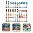 thumbnail image 4 of 1 juego de juguetes de señales de tráfico, modelo de juguete de señales de tráfico, juguete cognitivo para niños, juguete de señales de tráfico, juguete de aprendizaje, 4 of 8