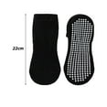 thumbnail image 6 of Tnobhg 1 Pair Unisex Trampoline Socks Anti-skid Silicone Grip Bottom Solid Color Shock-absorbing High Elasticity Sweat Absorption Adult Home Dotted Sole Yoga Socks, 6 of 8