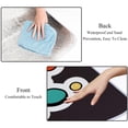 thumbnail image 4 of Thanksgiving Canvas Picnic Blanket Waterproof Outdoor Mat for Beach, Park, Camping, Travel - Large Size, Foldable, Portable, Washable - Blue Stripe Pattern, 4 of 6
