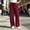 Wine, variant on Women's Vertical Center Seam Straight Leg Sweatpants Drawstring Elastic Waist Front Back Stitching Relaxed Full Length Silhouette for Neighborhood Strolls Dark Gray L