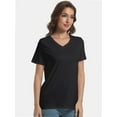 thumbnail image 5 of Women's Ultra-Soft V-Neck Short Sleeve Trendy Casual T-Shirt, 5 of 6