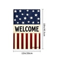 thumbnail image 4 of Amhnf American Flag Welcome Garden Flag For Home Outdoor Garden Yard Decor 12x18 inch, 4 of 5