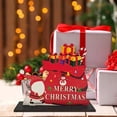 thumbnail image 1 of Xihbxyly Adornos Navideños de Madera, Diseños Únicos de Muñecos de Nieve y Camiones de Papá Noel a Cuadros, Adornos Coloridos y Brillantes, Fáciles de Colgar, Decoración para Fiestas de Invierno, Eti, 1 of 2
