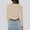 Khaki, variant on Women's Slim Tops Long Sleeve Round Neck Crop Top Tee Shirt Basic Solid Tight Slim Fit C Womens Clothes Cute Short Sleeve Tops for Women Womens Shirts Summer