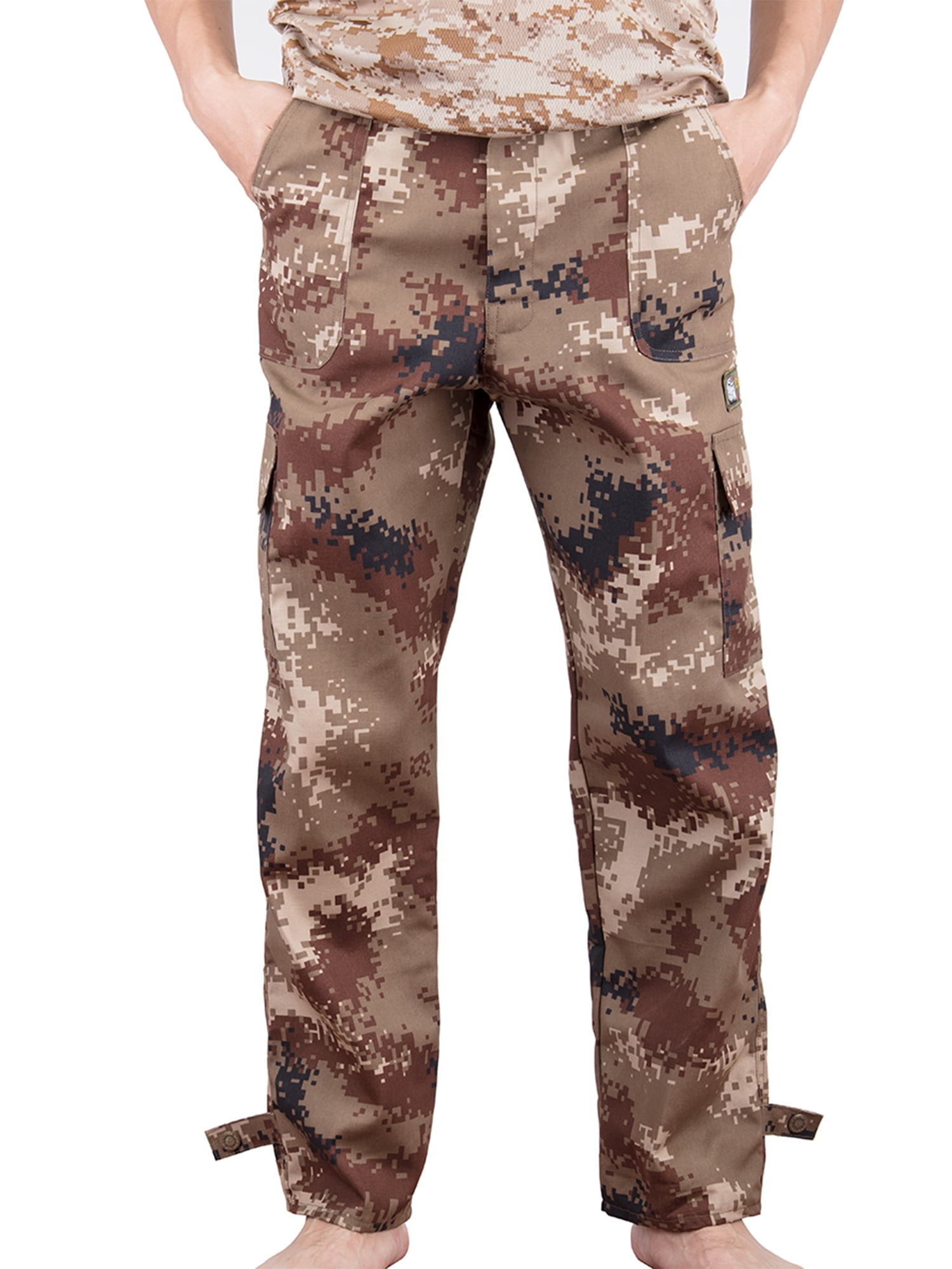 SAYFUT Men's Cargo Pants Military Style Tactical Camo BDU Big and Tall Pant S-4XL - Walmart.com