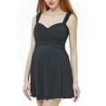 thumbnail image 3 of Glow & Grow Maternity Women's UPF 50+ One Piece Swimdress (Regular & Plus Size), 3 of 4