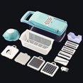 thumbnail image 6 of LINLIN 13 in 1 Super and Professional Vegetable Chopper, Onion Chopper, Food Chopper, Multifunctional Vegetable Cutter Veg Onion Dicer Salad Chopper Potato Cutter - Egg Slicer Yolk Separator Peeler, 6 of 6