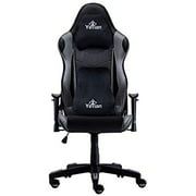 YEYIAN Ergonomic PC Gaming Chair Reclining Rolling Bucket Seat Racing Esports Computer Video Game Office Executive Desk Recliner Height Adjustable Soft Cushioned Headrest Lumbar Support 330lbs Silver