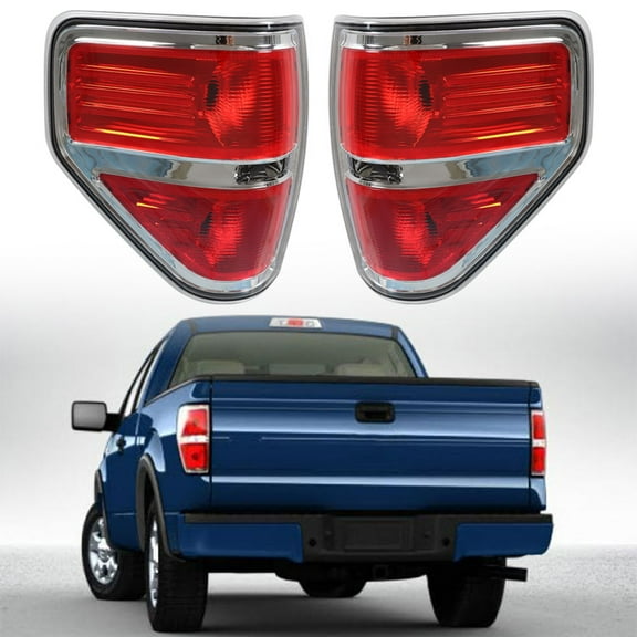 munirater Rear Brake Lights Tail Lamps Pair For 2009-2014 Ford F150 Left   Right