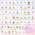 thumbnail image 3 of xianyou-60 PCS Notes pour Boîte à Lunch, Cartes Inspirantes 3.5 Pouces, Cartes d'Affirmations Positives pour Boîte à Lunch, Cartes de Motivation avec Citations pour Étudiants, Employés, Enseignants, Collègues Retour à, 3 of 4