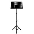 thumbnail image 1 of Partition Support de Musique Pliante Support de Musique Léger Support de Musique Portable Réglable en Hauteur, 1 of 9