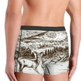 thumbnail image 4 of KLL Woodland Forest With Deers Men's Cotton Boxer Briefs Underwear-XX-Large, 4 of 7