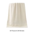 thumbnail image 3 of Toalla de baño grande de algodón multicolor 34 x 74 cm, extragrande, altamente absorbente, suave para baño, playa, ducha, gimnasio, 3 of 6