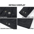 thumbnail image 6 of Men's New Corduroy Jacket, Lined Casual Loose Fit Trucker Coat with Multiple Colors Sizes S-XXL for Fall Winter, 6 of 12