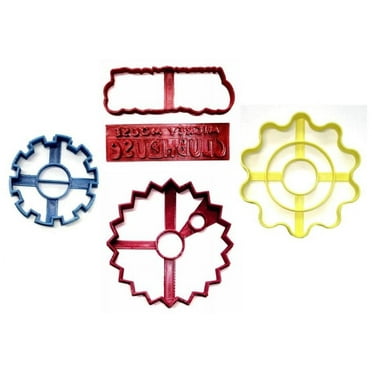 MICKEY MOUSE CLUBHOUSE AND GEARS SET OF 5 COOKIE CUTTERS USA PR1597