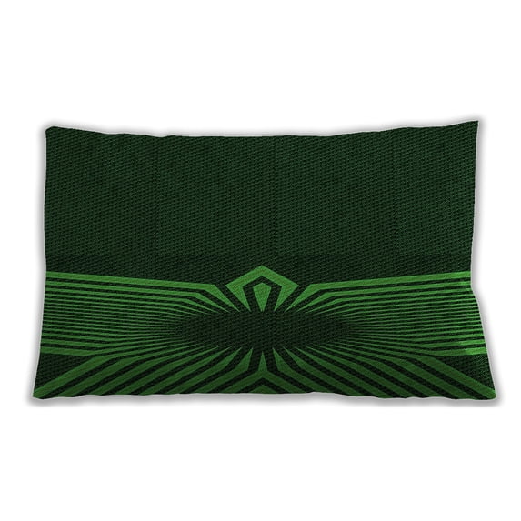 Ahgly Company Indoor Rectangular Contemporary Lumbar Throw Pillow, 13 inch by 19 inch