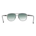 thumbnail image 2 of Mens Thin Plastic Racer Officer Style Hipster Sunglasses Slate Green, 2 of 4