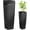 50, variant on 20-Pack Plant Nursery Pots, 4.72x4.72x9.84 Inch Plastic Deep Growing Nursery Pots Succulent Planter Flower Tree pots with Drainage Holes for Indoor Outdoor Gardening [Black]