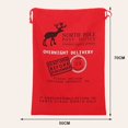 thumbnail image 4 of Venta al por mayor de sacos navideños de Papá Noel 2023 con cordón 50x70, saco rojo suave de Papá Noel para niños con cuerda, 4 of 4