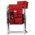 thumbnail image 1 of ONIVA - a Picnic Time Brand Outdoor Directors Folding Chair, Red/Black Buffalo Plaid, 1 of 5