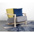 thumbnail image 4 of Sillón duo Estilo Artesanal Color Verde con gris claro Gaia Herbs Duo, 4 of 7