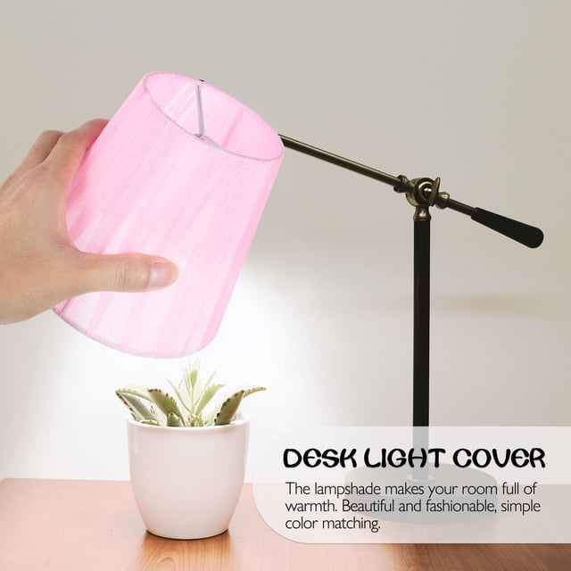 unbranded Pantalla De Doméstica Rosa De Gasa Simple Con Cubierta Para Interior