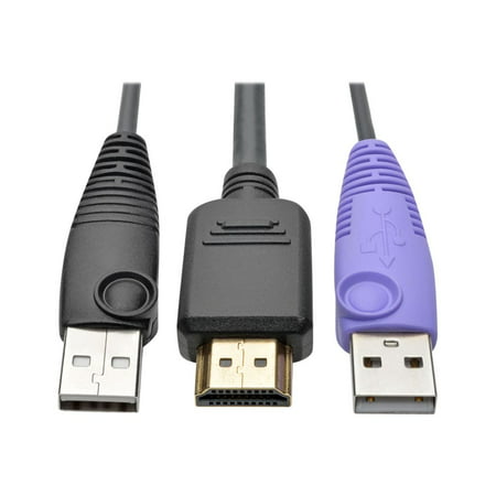 Tripp Lite HDMI USB Server Interface w/Virtual Media & CAC for B064 KVMs - KVM / USB extender - up to 164