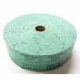 thumbnail image 2 of Two (2) Rolls of Two-part Green Double Roll Raffle Tickets Totaling 4,000 Tickets, 2 of 3