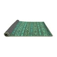 thumbnail image 2 of Ahgly Company Indoor Rectangle Oriental Turquoise Blue Traditional Area Rugs, 2' x 4', 2 of 4