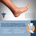thumbnail image 6 of Special Essentials 6 Pairs Women's Non-Binding Diabetic & Circulator Ankle Socks - Comfortably Soft, Moisture-Wicking Cotton Grey, 6 of 8