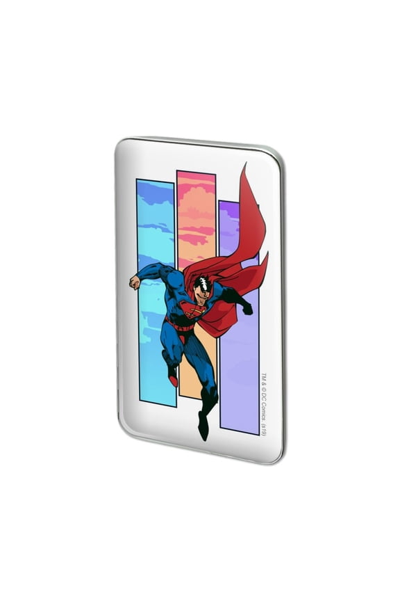 Superman Three Color Sky Metal Rectangle Lapel Hat Pin Tie Tack Pinback