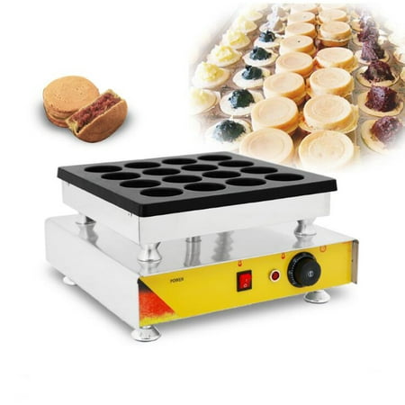 

EQCOTWEA Electric Red Bean Dora Cake Baking Machine Waffle Maker Commercial Catering Nonstick 16Pcs