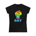 thumbnail image 3 of It's OK to Be Gay Gender Equality LGBTQ Pride Day Gay Parade Womens Shirts, 3 of 8