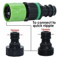thumbnail image 2 of 2 Pcs/Lot Nipple Connector Hose Connector Threaded Pipe Adapter Drip Irrigation USA 2pcs, 2 of 7