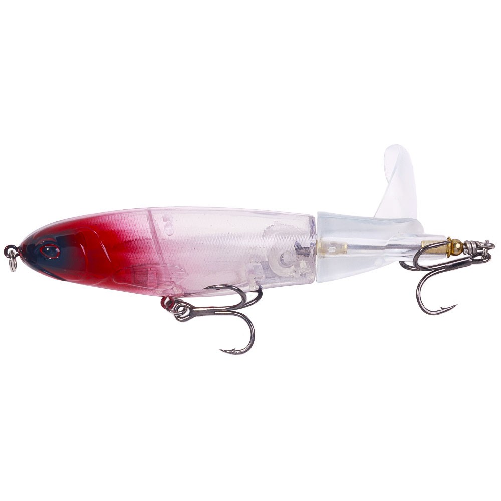 10x Whopper Plopper Topwater Floating Fishing Lures Rotating Tail for Bass 5.5"