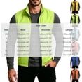 thumbnail image 4 of Thousandth Men's Lightweight Zip Up Outdoor Vest Sleeveless Windproof Golf Tops Travel Outerwear Gilet with Reflective Trim, 4 of 8
