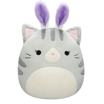Squishmallows 16” Tally the Grey Tabby Cat with Bunny Ears - Ultra Soft Easter Plush