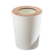 thumbnail image 1 of Papelera de baño, contenedor de basura abierto, papelera grande para interiores, redonda 7L Blanco, 1 of 9