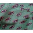 thumbnail image 4 of oneOone Silk Tabby Fabric Lotus Block Decor Fabric Printed BTY 42 Inch Wide, 4 of 4