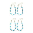 thumbnail image 2 of mmirethe Ensemble Tendance de 2 Tiebacks de Rideaux de Perles de Bois d'Inspiration Boho Holdbacks Rideau Bleu 52cm 2Set, 2 of 6