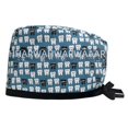 thumbnail image 3 of Gorro quirúrgico estampado de algodón para mujer, gorro de enfermera ajustable, gorro de limpieza bucal dental, 3 of 5