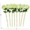 thumbnail image 3 of 32" Plastic Floral Tall Hydrangea Artificial Flower Stem, by DecMode (8 Count), 3 of 9