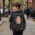 thumbnail image 5 of Xixirimido Capybara Fomulas 17inch Backpack for Kids Multi-pocket School Bag for Boys Large Capacity Bookbag for Preschool Kindergarten Elementary Students, 5 of 8